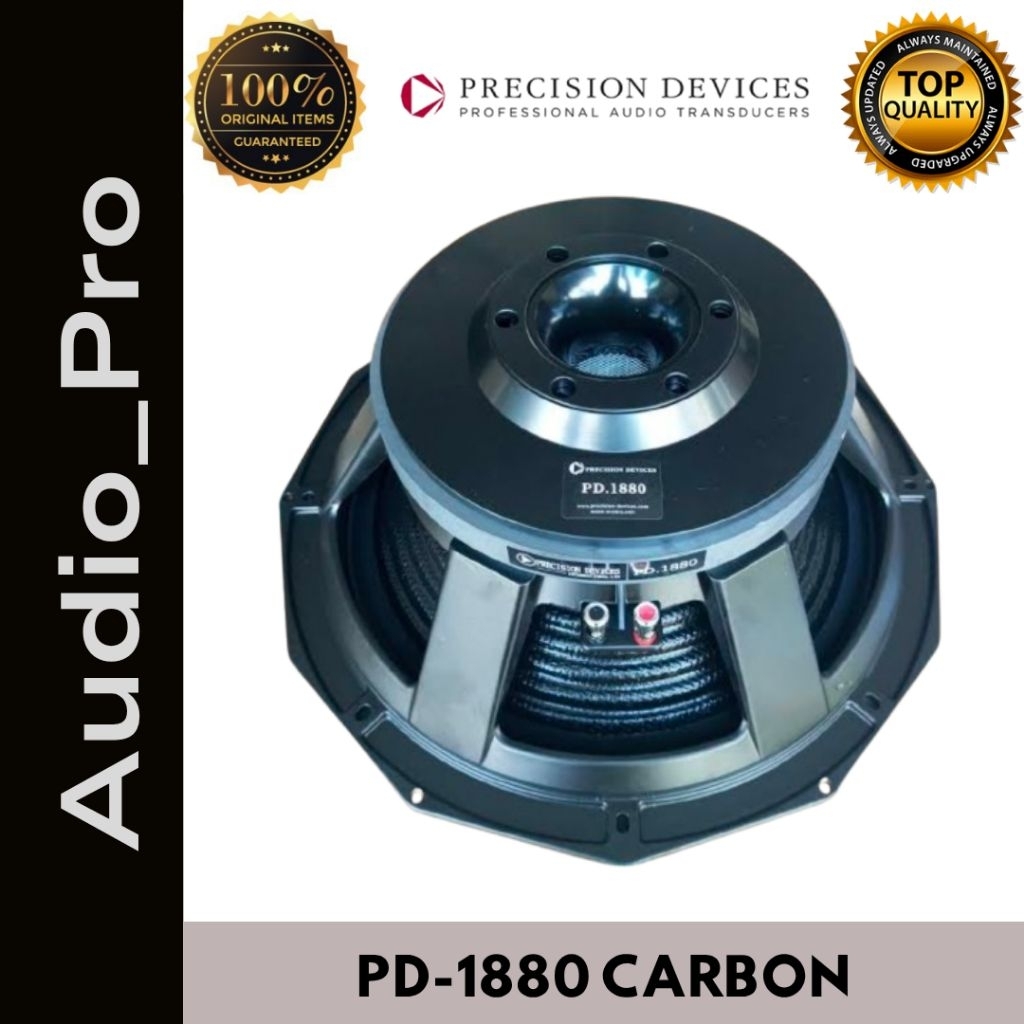 SPEAKER KOMPONEN PD-1880 CARBON | PD 1880 CARBON KOMPONEN SPEAKER 18INCH