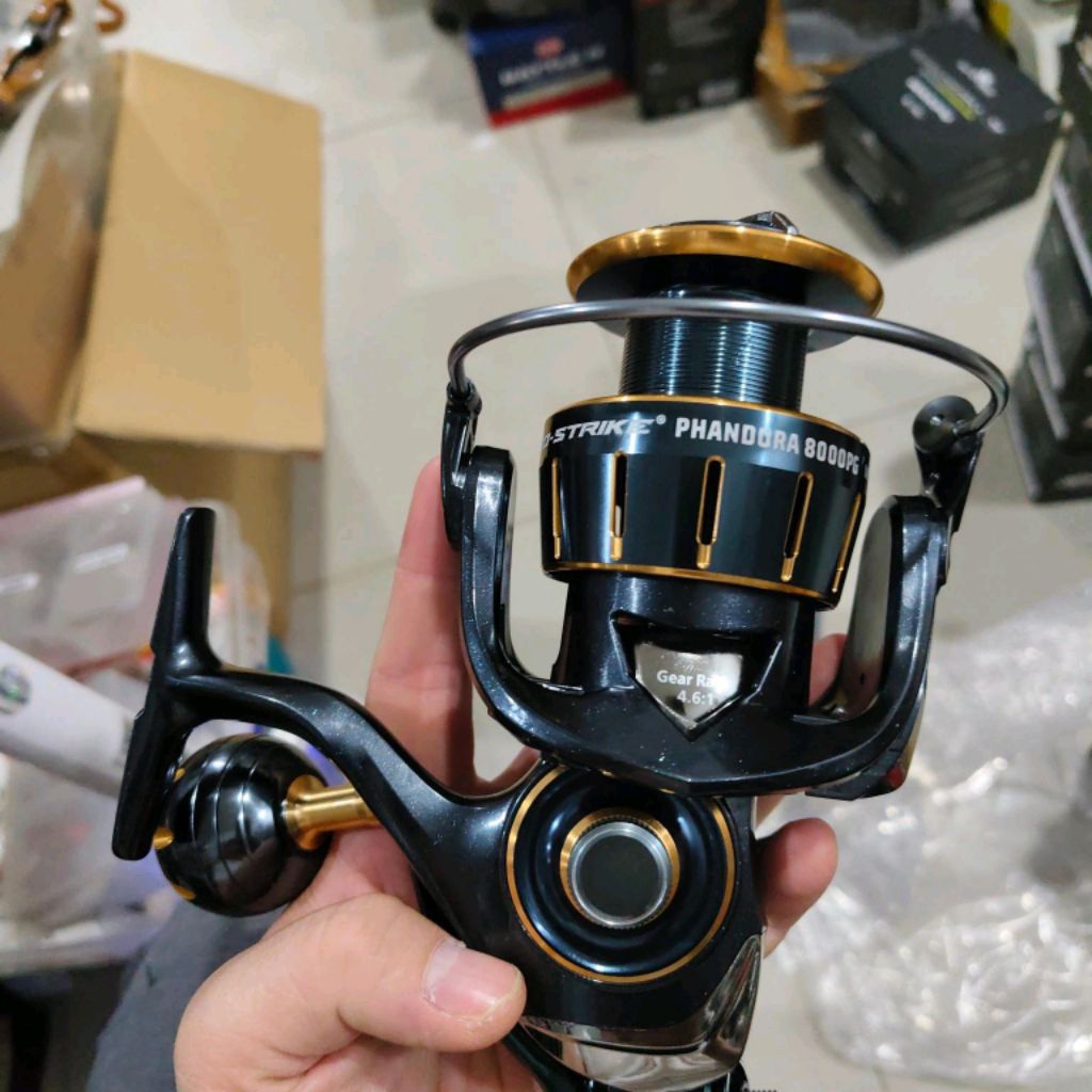 reel pancing go strike versus pandora 8000 pg terbaru 2025 reel laut