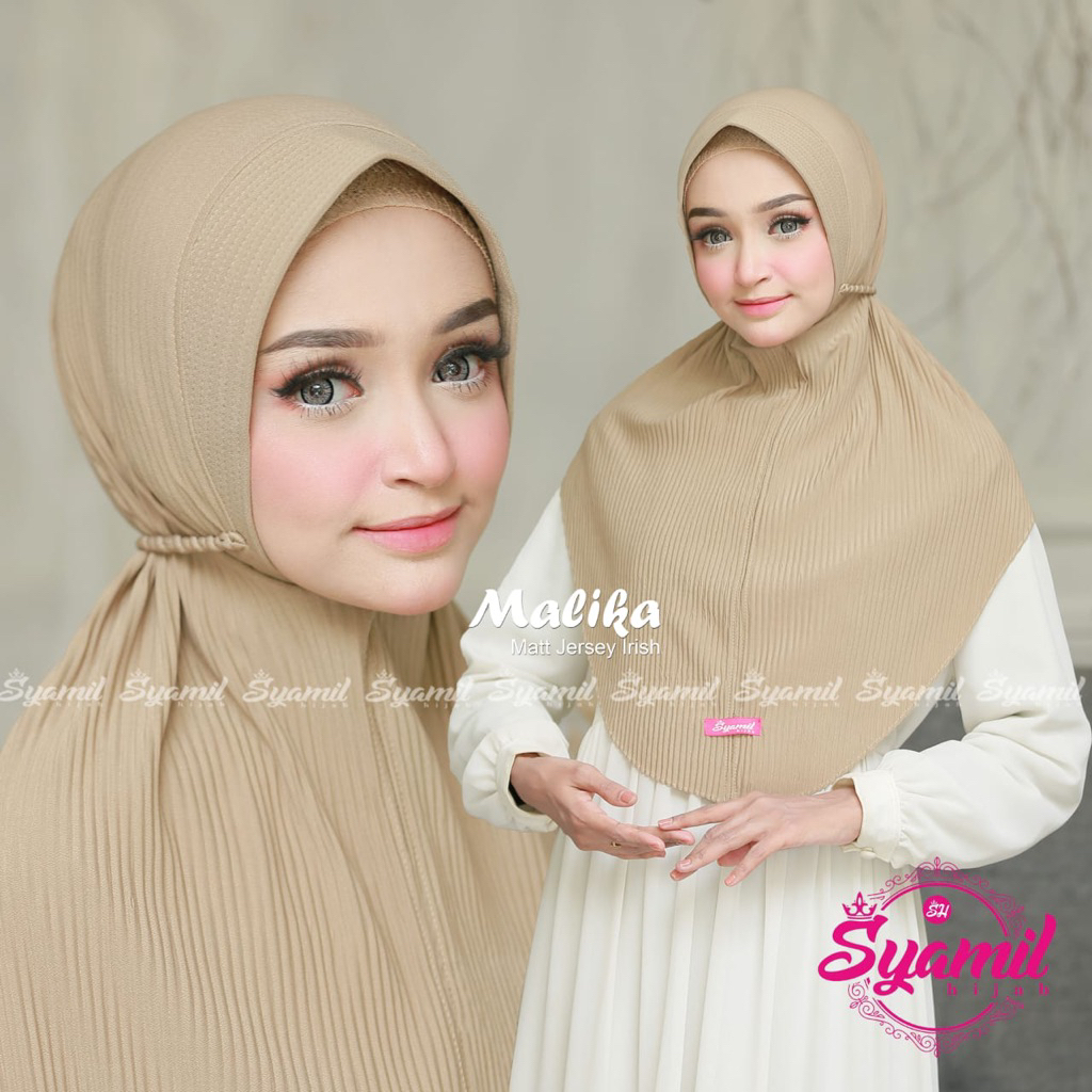 SYAMIL HIJAB, hijab instan MALIKA, Jersey Iris