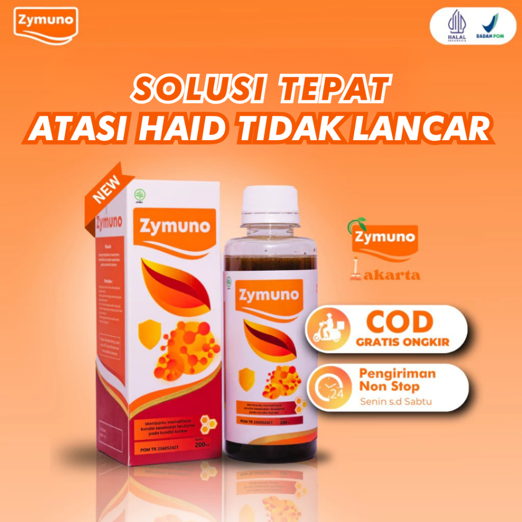 Zymuno - Madu Herbal Alami Atasi Haid Tidak Lancar  ORI 1 Botol