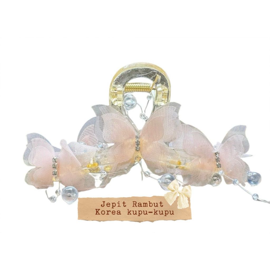 Jepit Rambut Korea Kupu-Kupu/jedai kupu-kupu