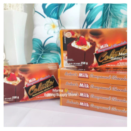 [oddsolshop] pekanbaru/Colatta Milk Chocolate Compound 250 gr Cokelat Susu Coklat Batang Halal