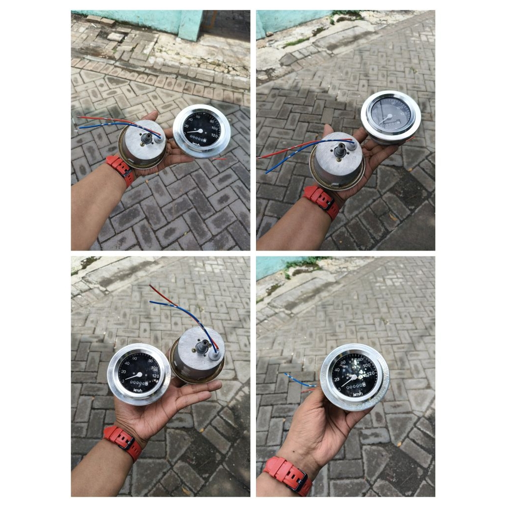 SPEEDOMETER BULAT DAN RPM (BULAT CUSTOM)TAKO SPEEDOMETER BULAT/ODOMETER