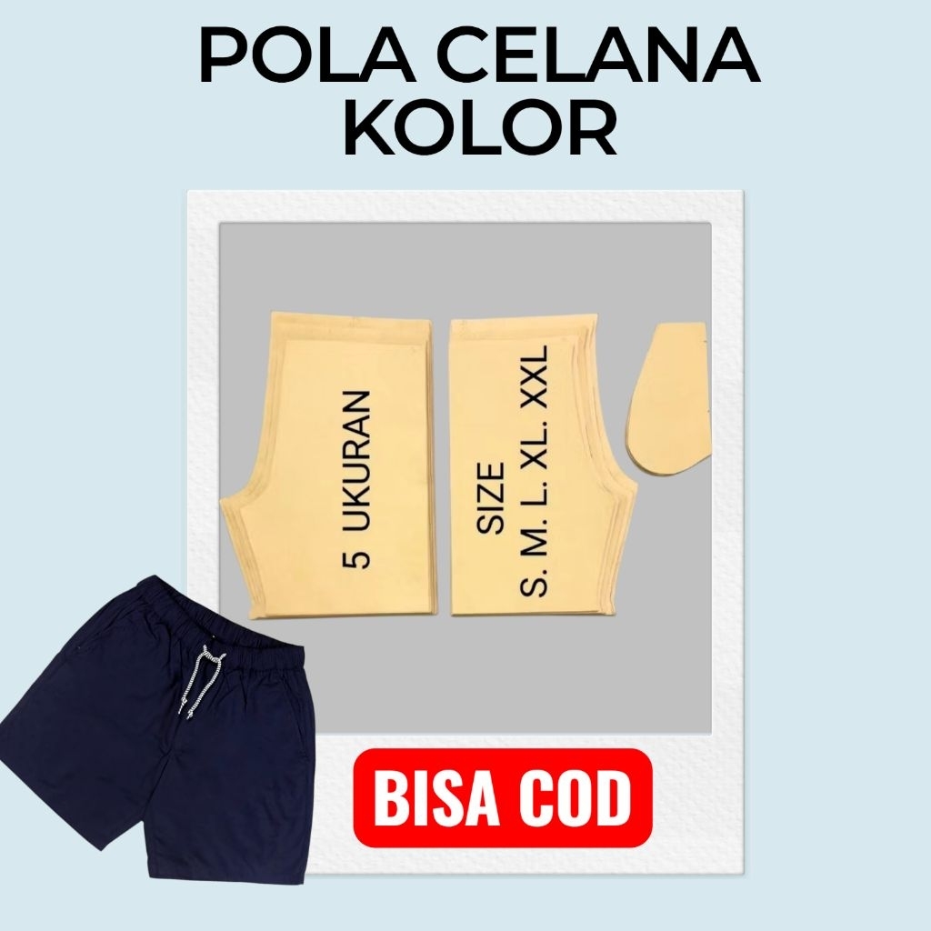POLA CELANA KOLOR PRIA DEWASA  5 UKURAN PULIH SIZE S M L XL XXL