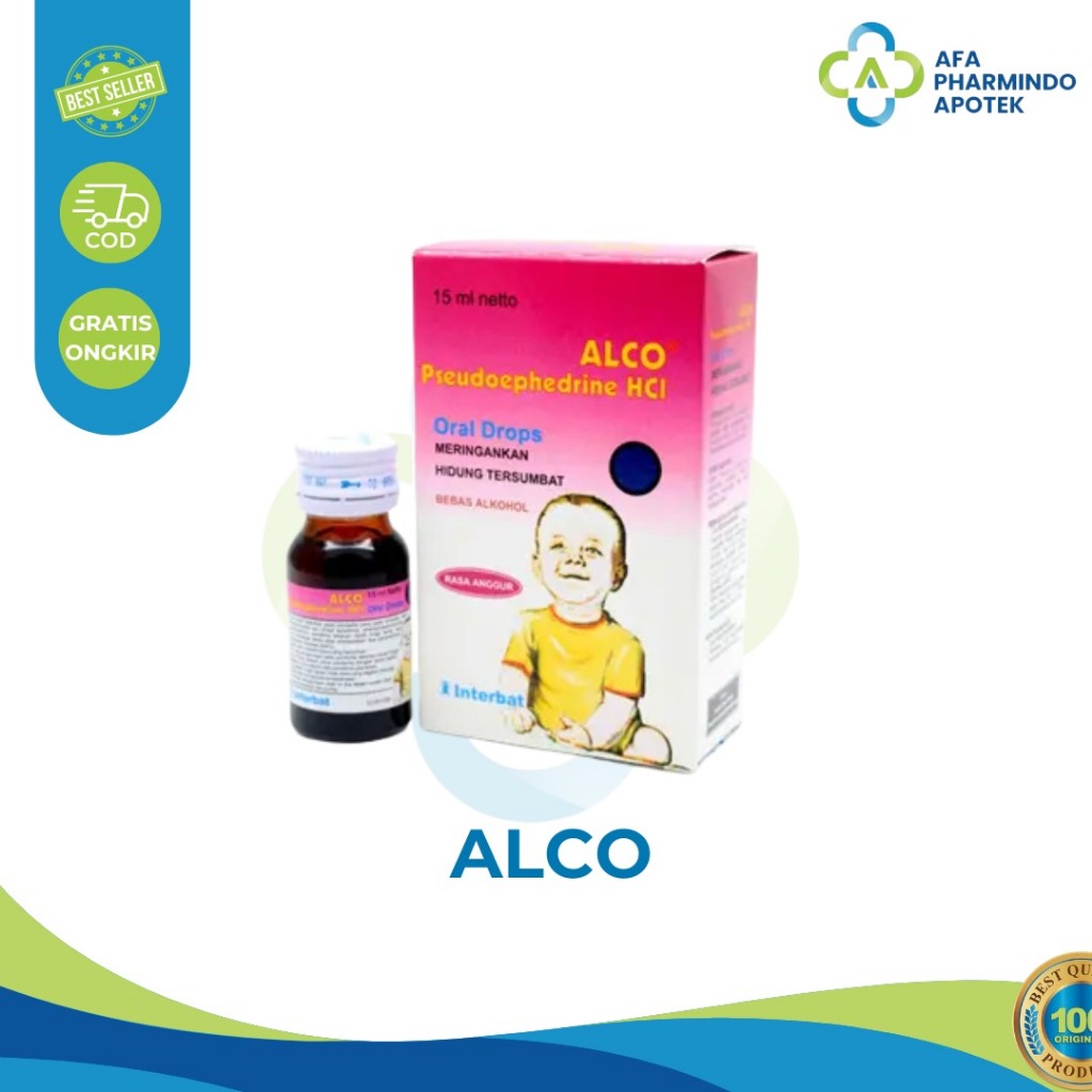 ALCO - Plus syr/Plus Dmp syr/Drop - Pilek, Alergi, Hidung Tersumbat