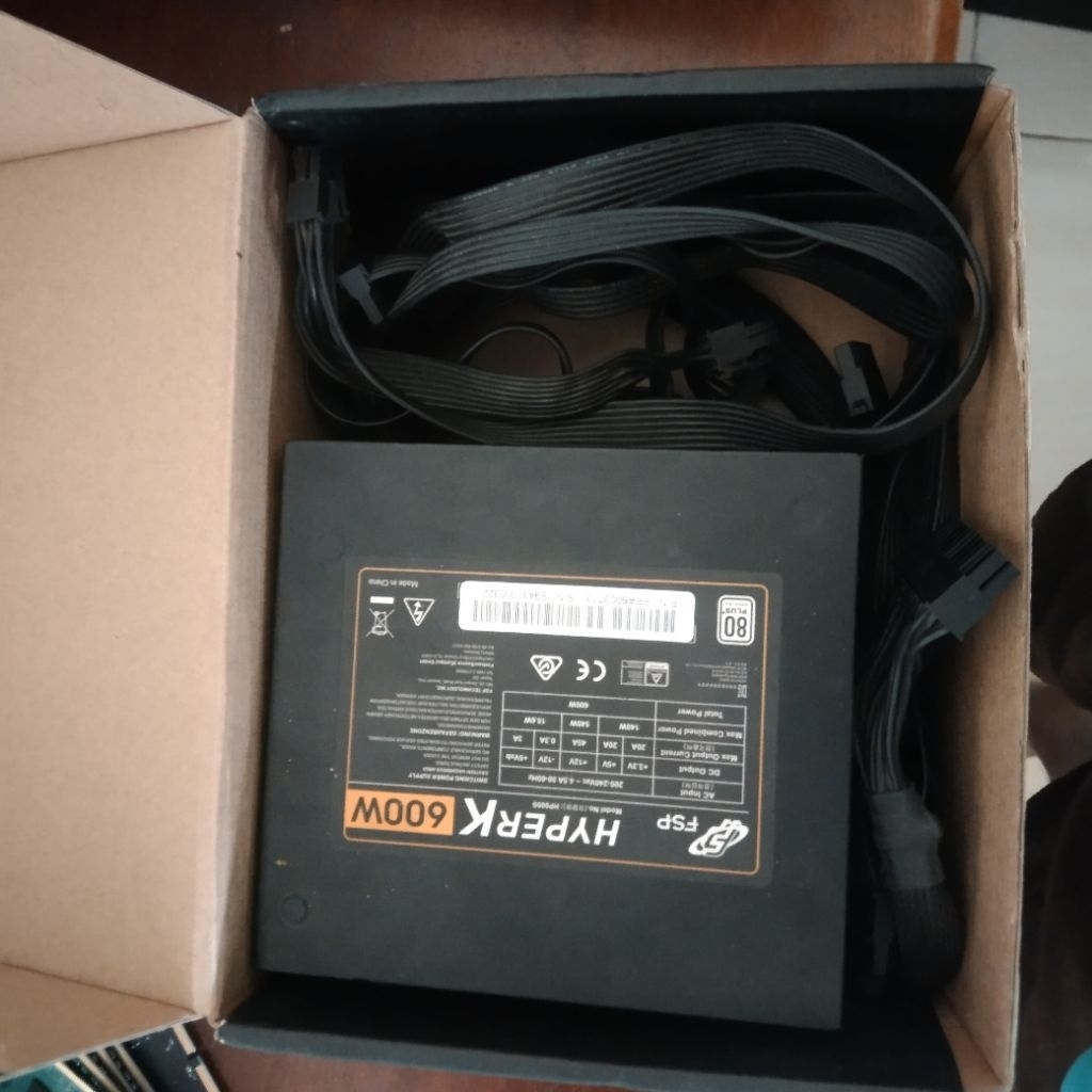 power supply fsp hyper k 600w 2nd bekas
