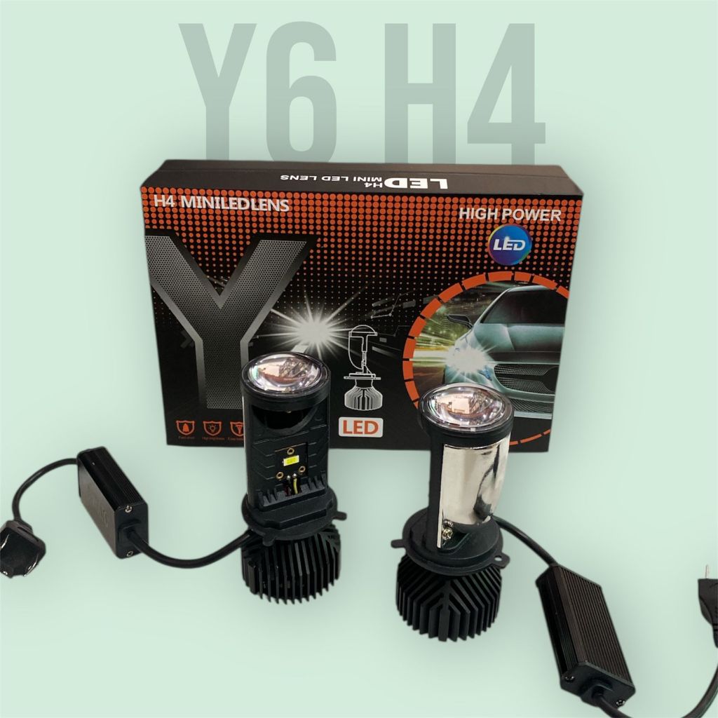 LAMPU UTAMA Y6 H4 SUPER TERANG LAMPU DEPAN  SOKET H4 SUPER TERANG LAMPU MOTOR MOBIL