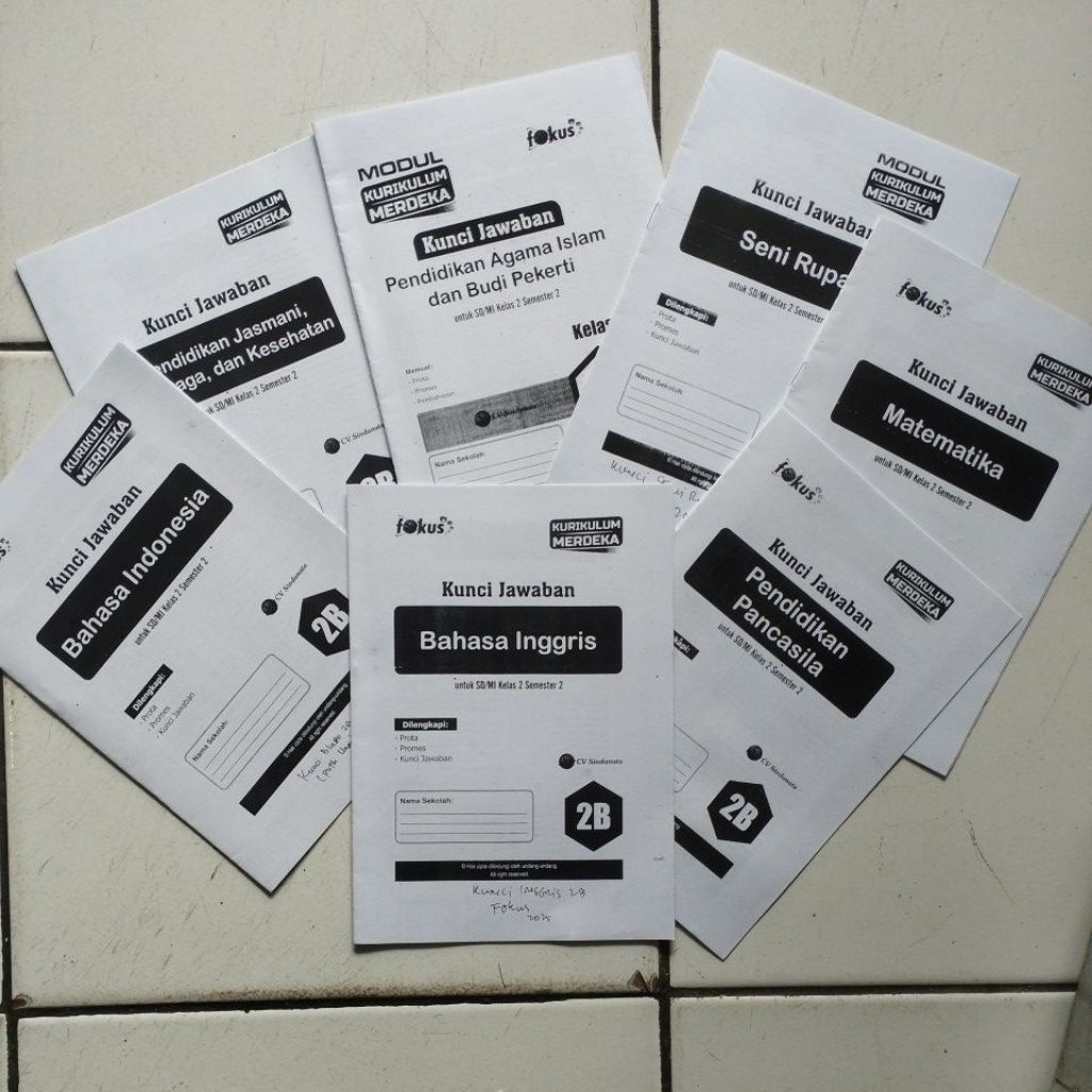 KUNCI LKS KELAS 2 FOKUS