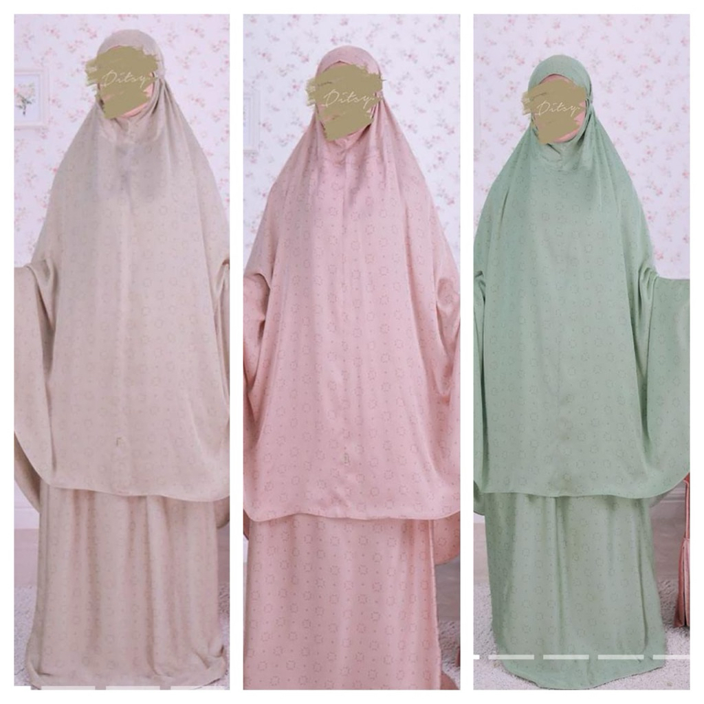 ditsy november prayer set RAMEEA mukena ditsy