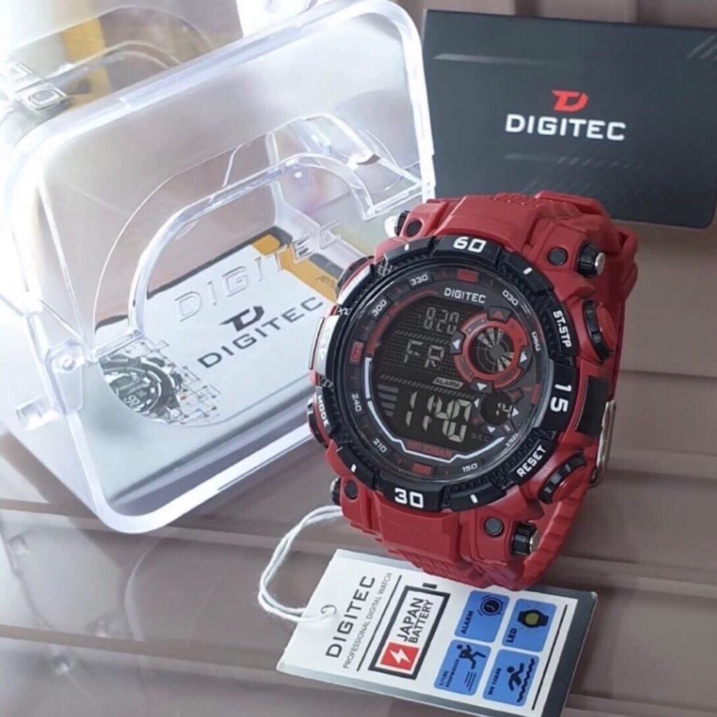 JAM TANGAN PRIA DIGITEC 5030T / DG 5030T / DIGITEC 5030 DIGITAL RUBBER [ORIGINAL]