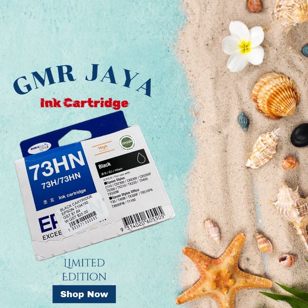 Tinta EPSON 73HN Black Hight Capacity original / Tinta Printer EPSON Stylus C110 / CX7300 / CX8300 /