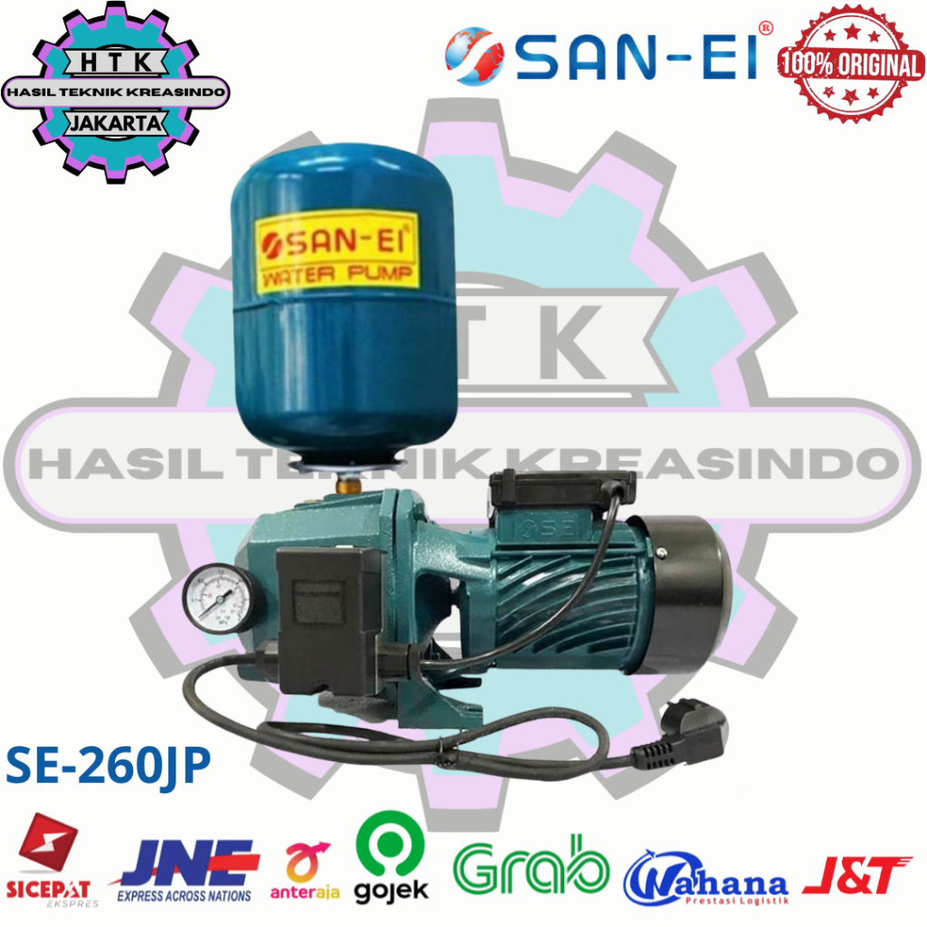 HASIL TEKNIK KREASINDO Pompa Air Sumur Dalam San-Ei SE 260 JP / pompa air jet pump san ei 260 JP