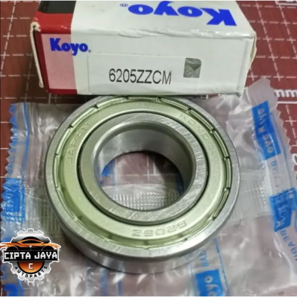 BEARING 6205 ZZ KOYO BEARING 6205ZZ KOYO TUTUP BESI