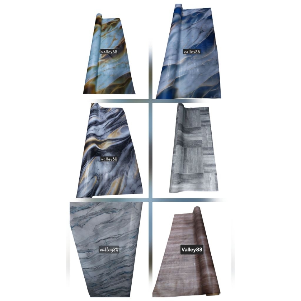 [PER METER] karpet meteran / alas lantai / alas meja / karpet lantai plastik motif kayu / perlak met