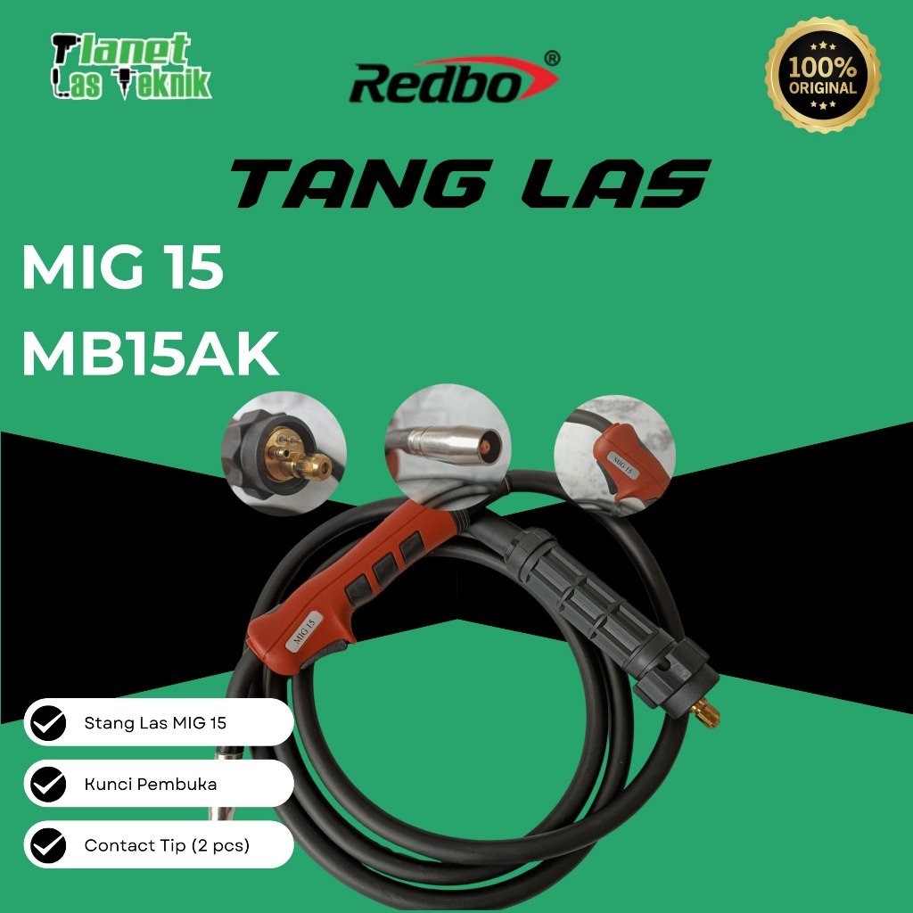 STANG LAS MIG MB15 AK / STANG LAS CO2 MB 15 REDBO 100% ORIGINAL