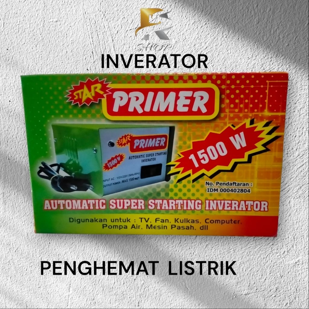 INVERATOR PENGHEMAT LISTRIK 1500 WATT MERK PRIMER