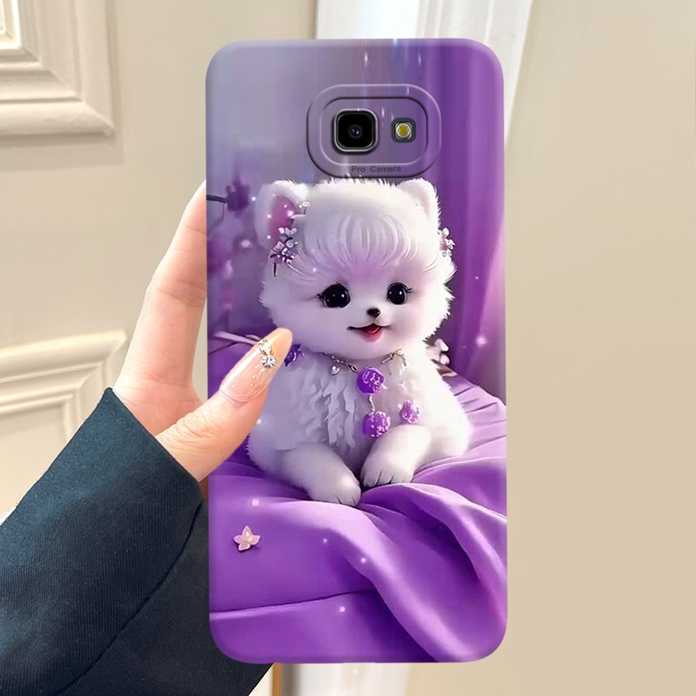 Premium Casing Hp Untuk SAMSUNG GALAXY J4 PLUS - Desain DOG KUCING CUTE LUCU - Case Silikon Softcase