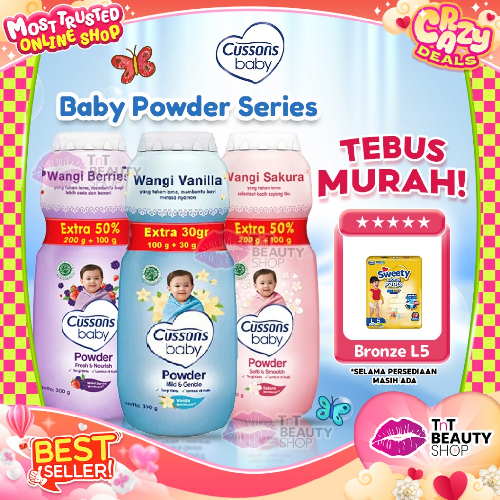 Cussons Baby Powder - Bedak Tabur Bayi | Tnt Beauty Shop