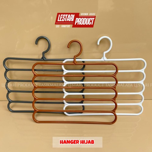 ( 6 PCS ) HANGER HIJAB 5 SUSUN | HANGER HIJAB GANTUNG | HANGER KERUDUNG | GANTUNGAN HIJAB | GANTUNGA