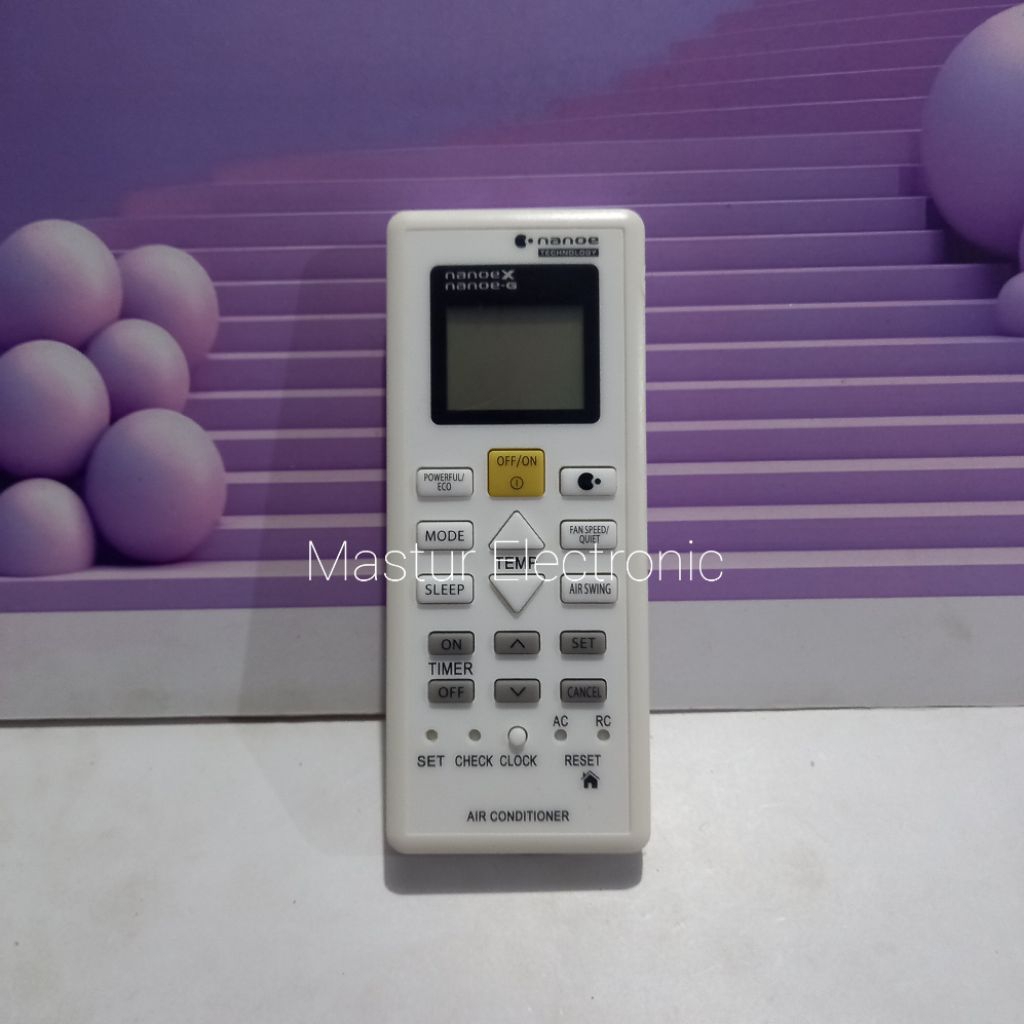 REMOTE REMOT AC PANASONI INVERTER CS-PN5WKJ CS-PN7WKJ CS-PN9WKJ CS-PN12WKJ CS--PN18WKJ
SEPERTI ORIGI