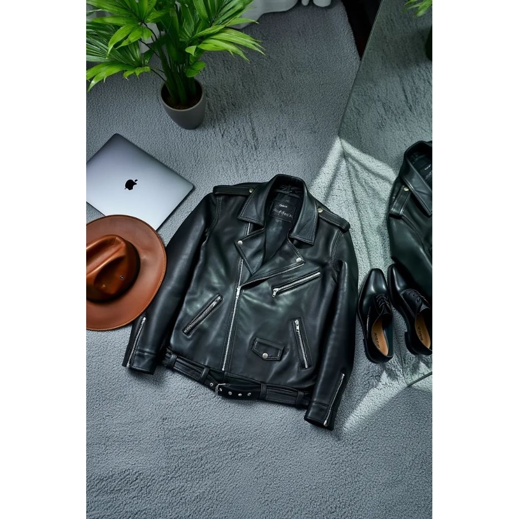 Jaket Kulit Pria/Jaket Kulit Ramones/Jaket Kulit Changcuters Korea Blazer