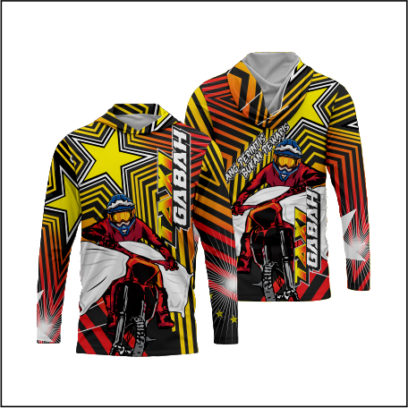 JERSEY TAXI GABAH ROCKSTAR RED ORANGE SERIES