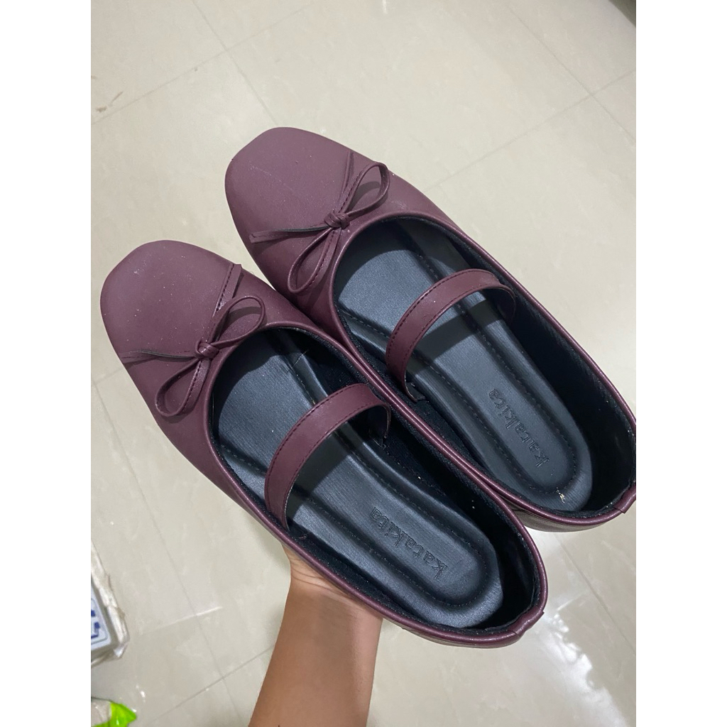 FLATSHOES BURGUNDY KATAKITA (pl)