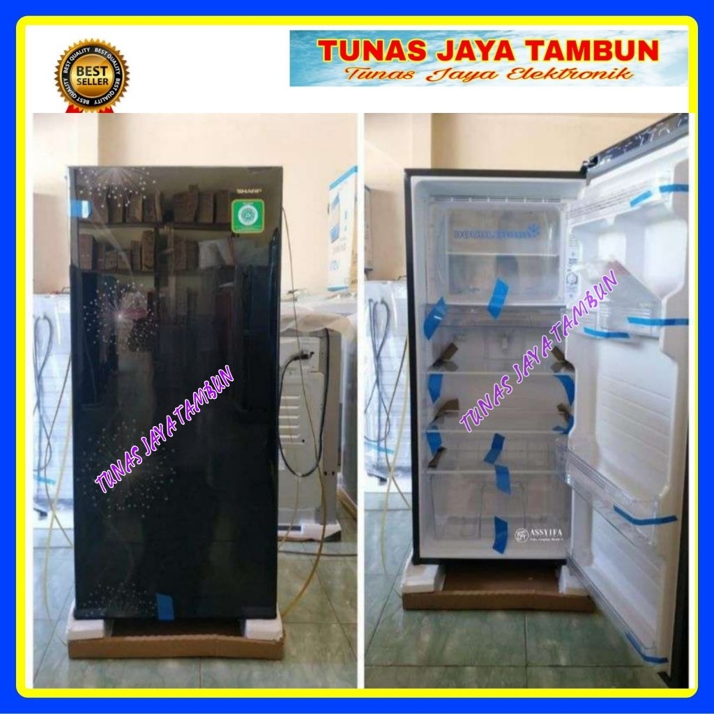KULKAS SHARP SJX 197 WDW / KULKAS SHARP 1 PINTU 170 LITER / SHARP SJ-X 197 W-DW