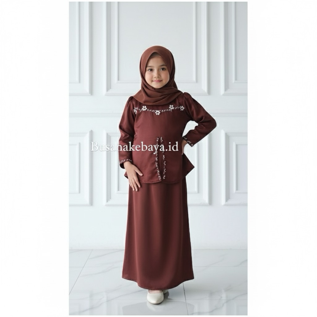 Setelan Kurung Melayu Anak / Oneset Anak / Baju Malaysia Anak Viral