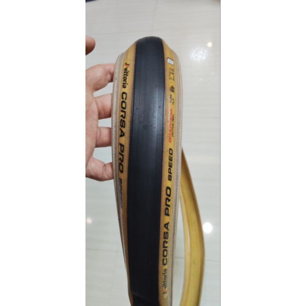 Ban Sepeda Vittoria Corsa Pro SPEED 28mm Tubless/Chlincher ready 2pcs