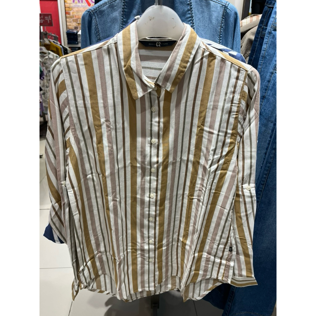 Kemeja garis C2 original MATAHARI