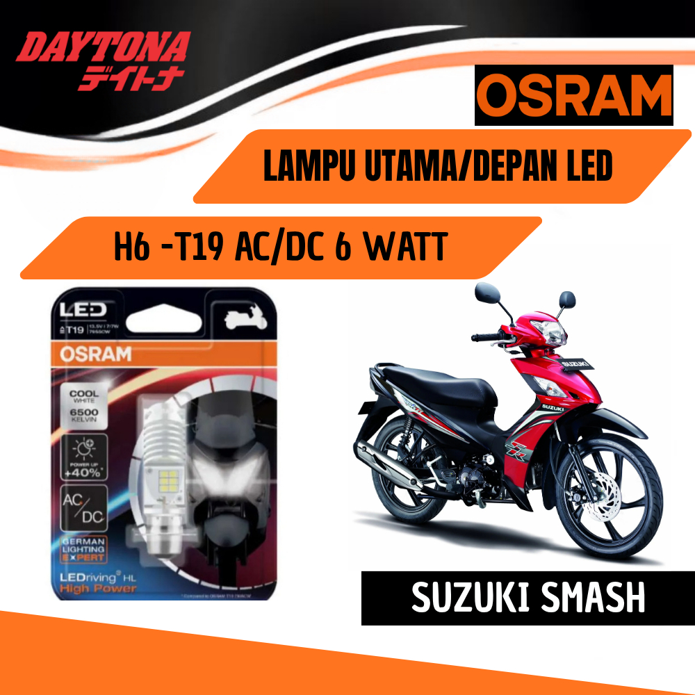 Lampu Depan Led Osram Suzuki Smash Original H6-T19