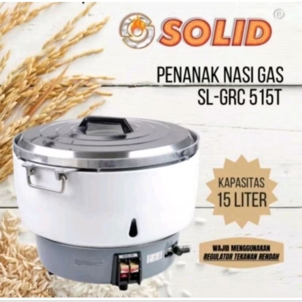 rice cooker gas solid 15 liter