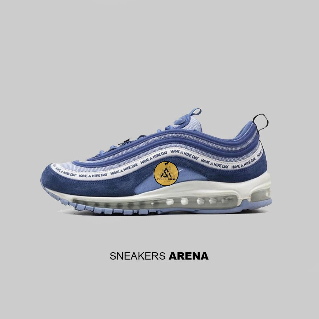 Sneakers Sepatu NK Air Max 97 Have a Nike Day Light Blue