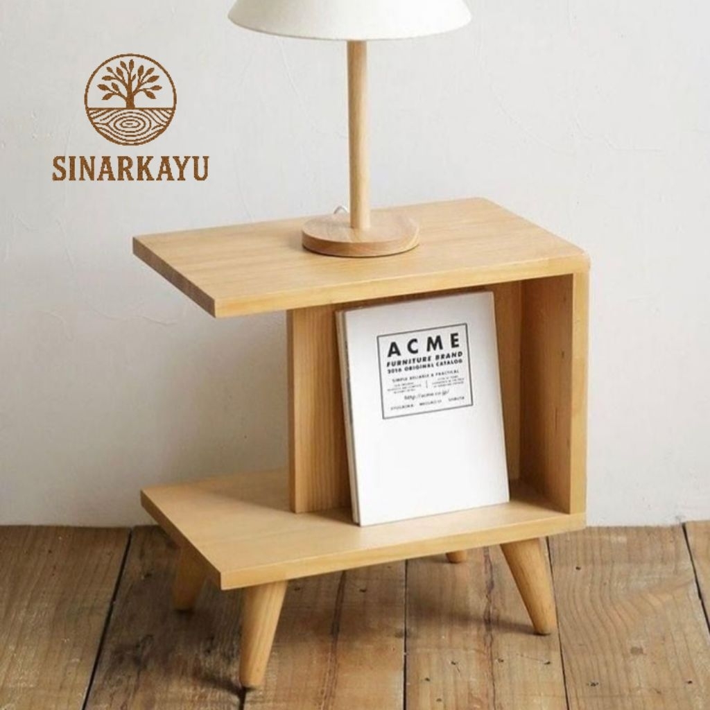 meja kecil kayu kamar meja samping soffa minimalis meja kopi