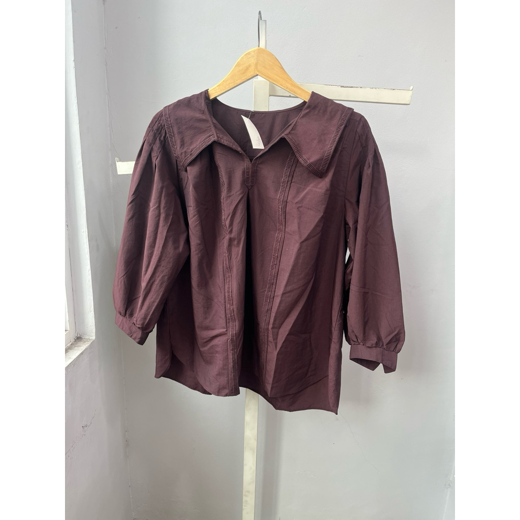 Blouse Maroon by ATG