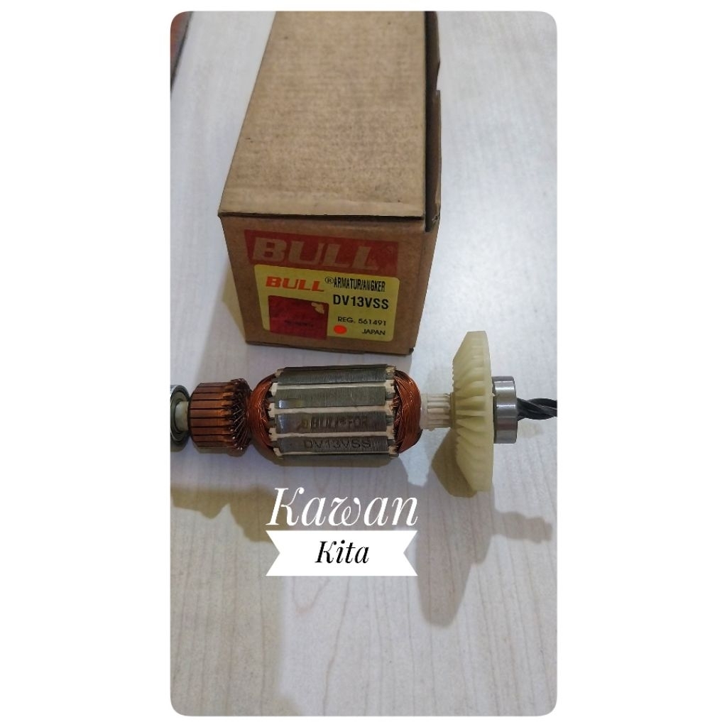 BULL Armature Angker DV 13VSS untuk Bor 13mm Hitachi