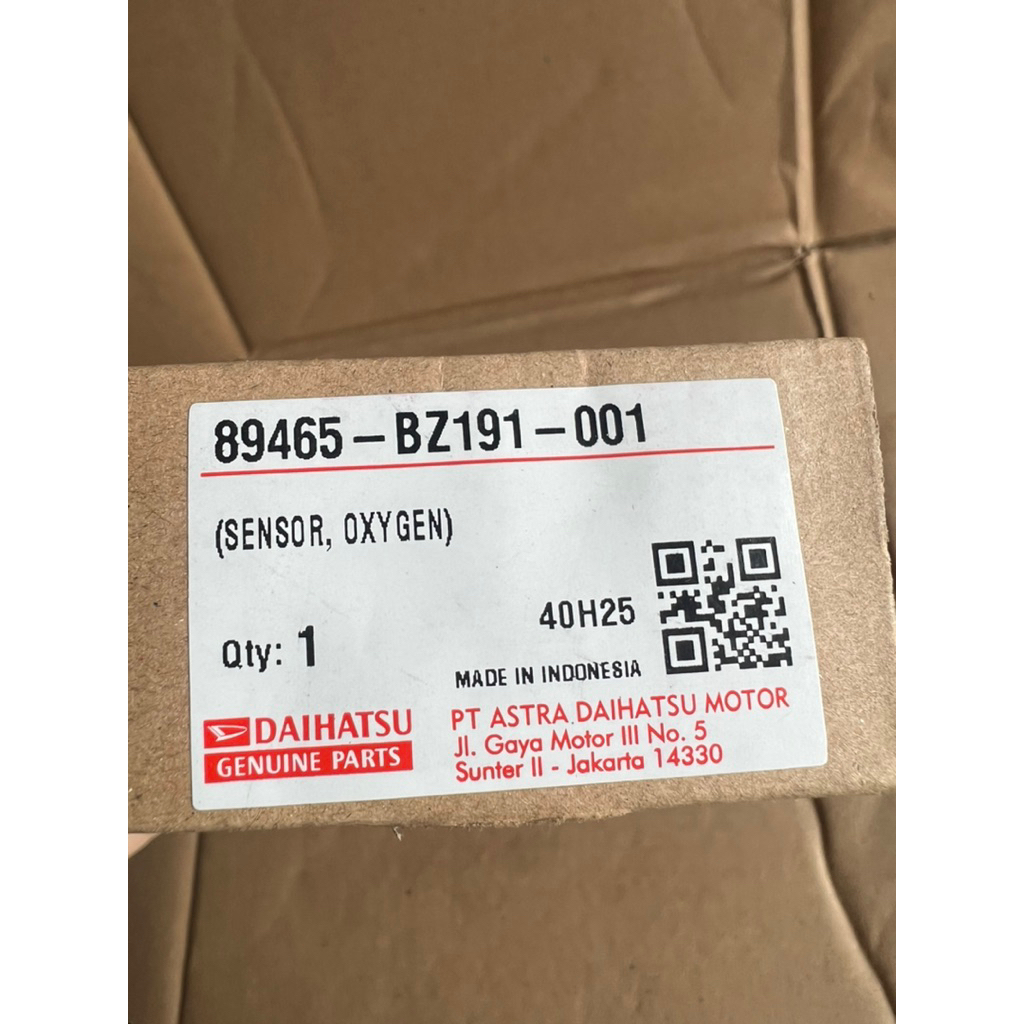 SENSOR OXYGEN OKSIGEN GRANDMAX RUSH 89465-BZ191 ORIGINAL ASTRA 100%