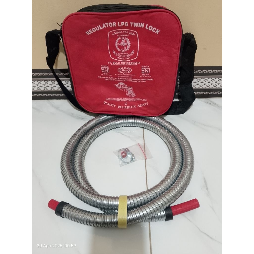 selang regulator gas kopana pertamina original