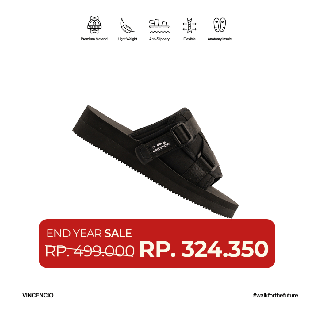 Vincencio - Sumitto Sandals | Sandal Traveling Pria | Sandal Traveling Wanita