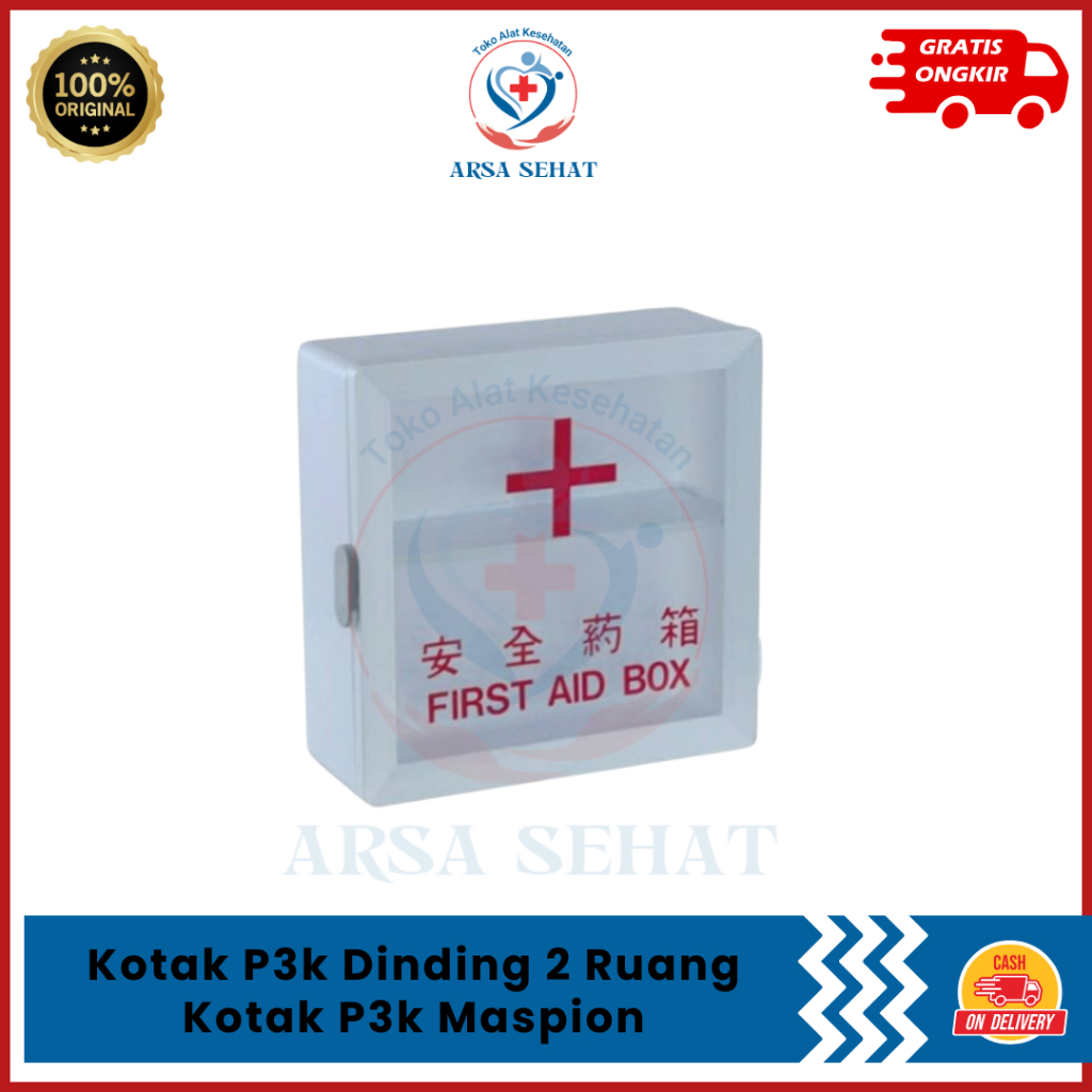 Kotak P3k Dinding 2 Ruang Kotak P3k Maspion