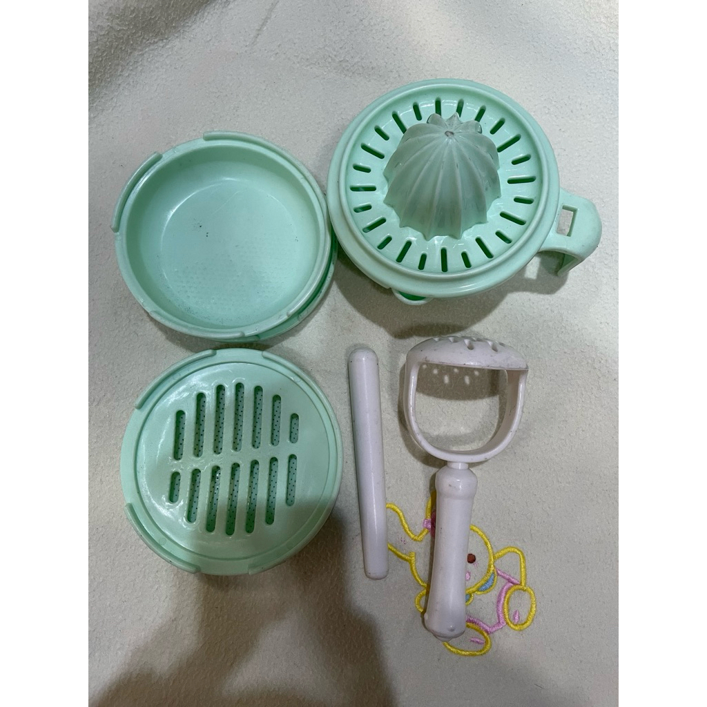 Set Mpasi Peralatan Mpasi Lengkap Tanpa Box Preloved