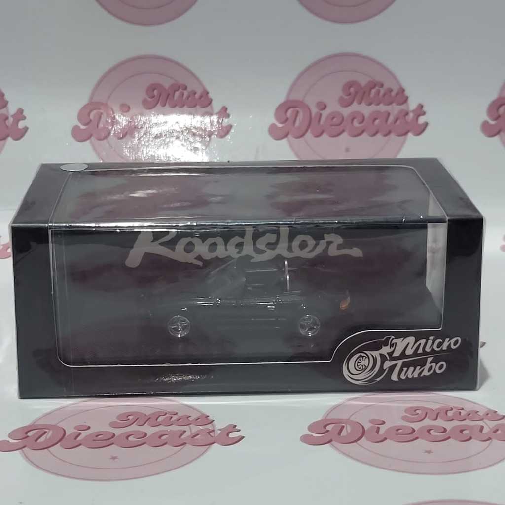 Diecast 1:64 Micro Turbo Mazda MX-5 Roadster Metallic black
