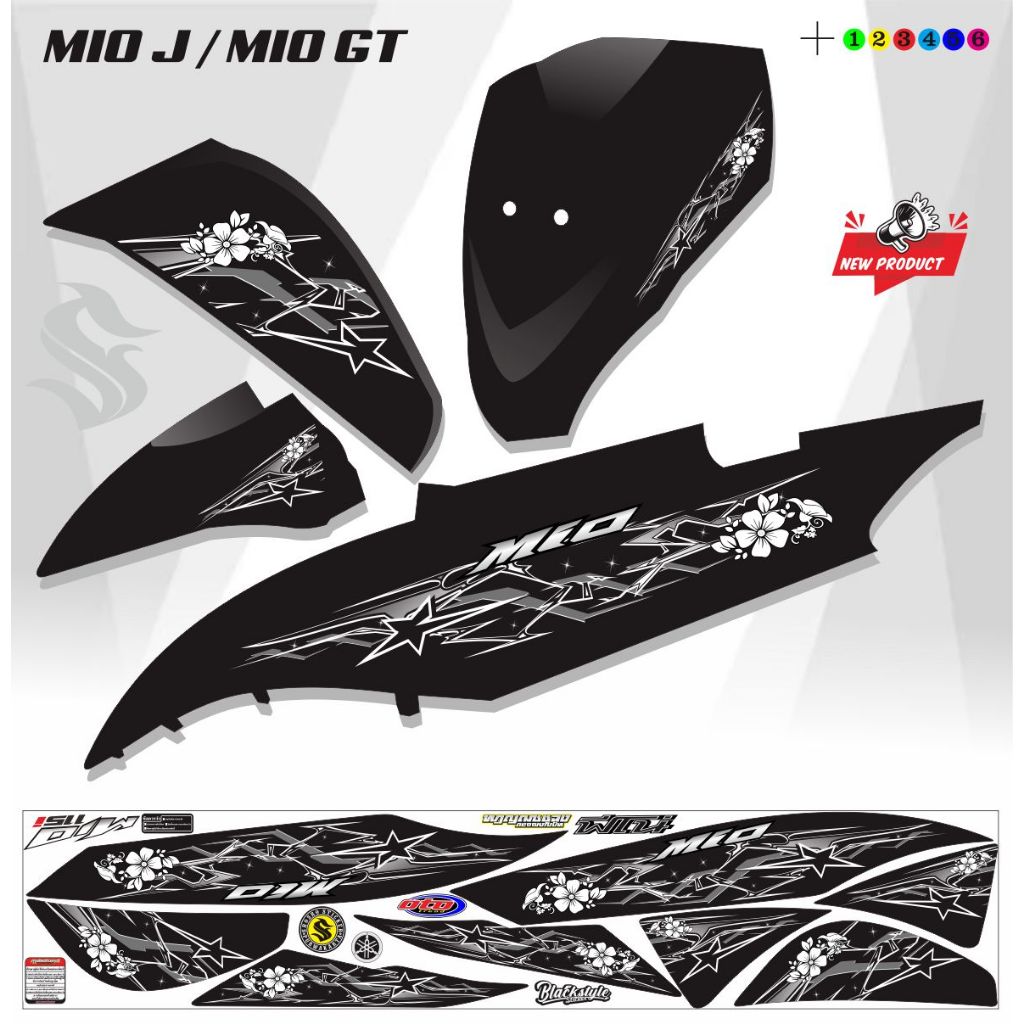 VARIASI MIO J FI STRIPING VARIASI MOTOR MIO GT / MIO J STRIPING