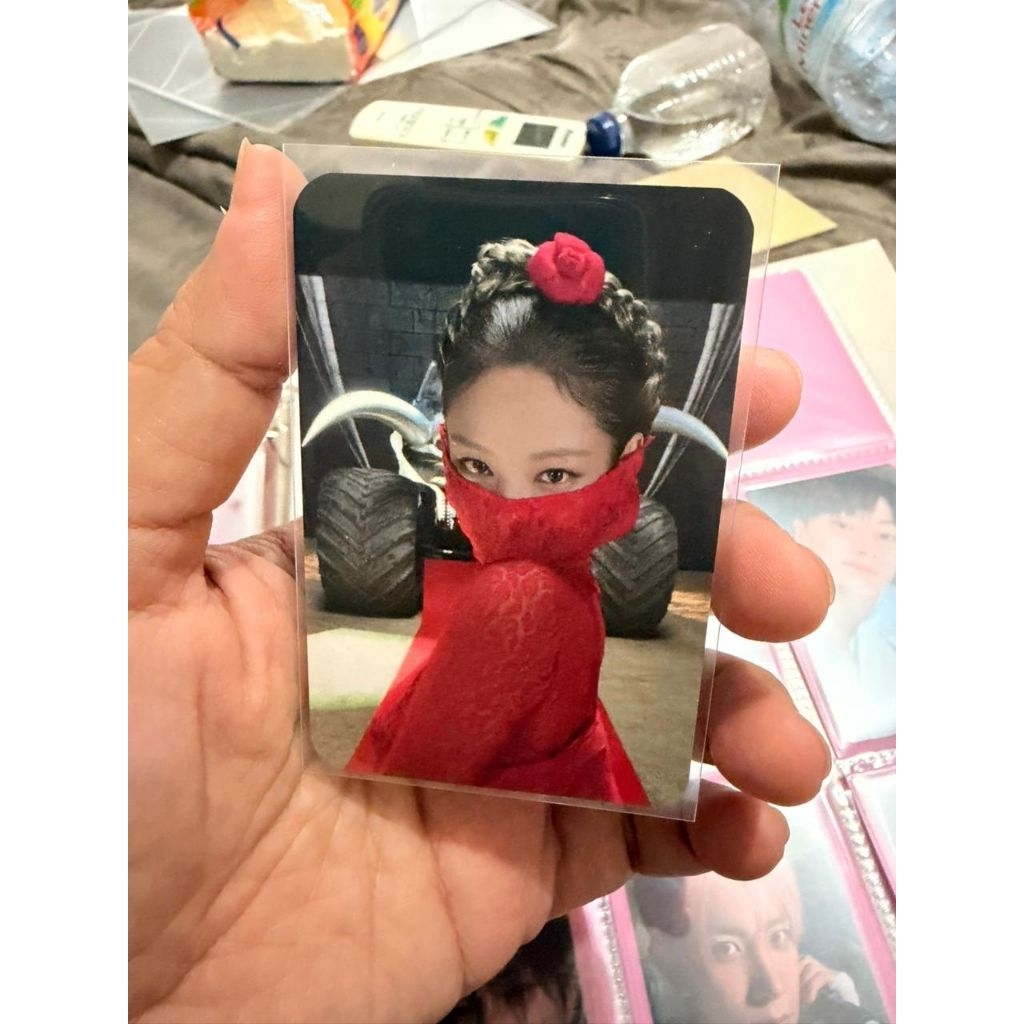 photocard OFFICIAL JENNIE pink venom BROADCAST