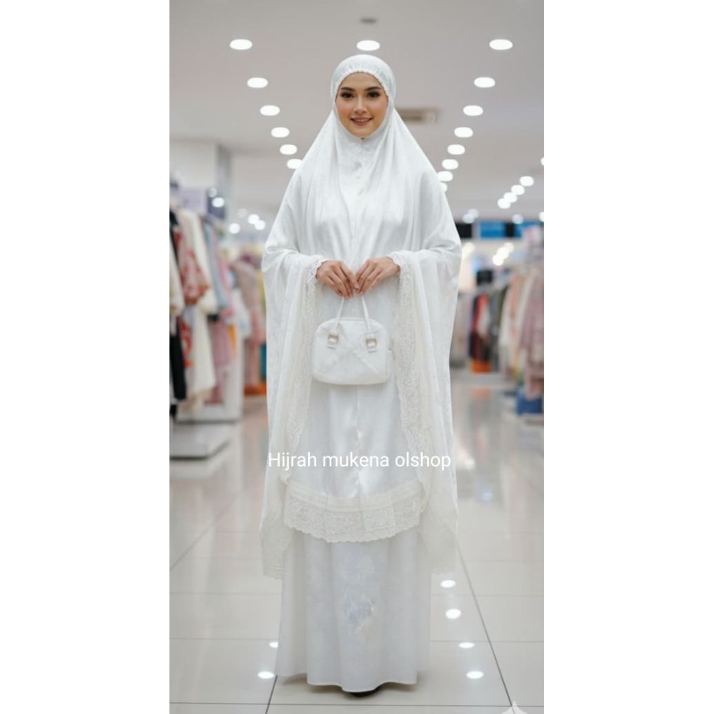 Mukena sutra jaguar premium tas cantik/mukena sutra kekinian/mukena moderen terbaru