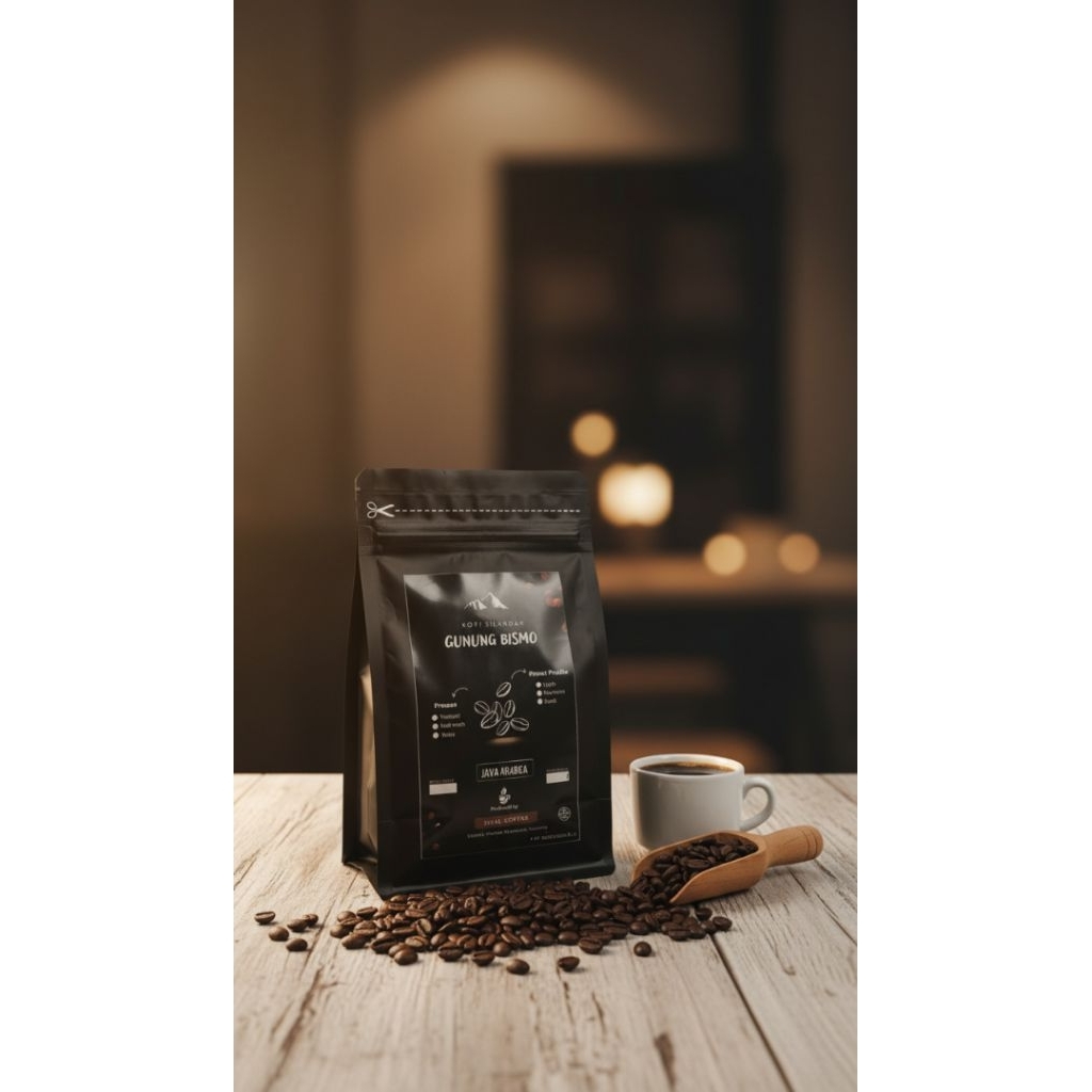 BUBUK KOPI ARABICA WINE SILANDAK SLUKATAN GUNUNG BISMO WONOSOBO