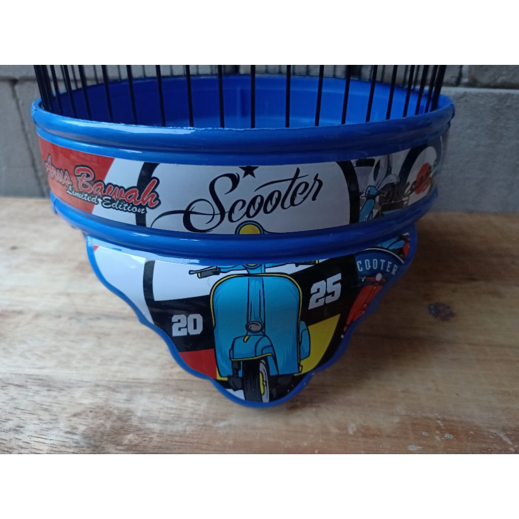 Sangkar Pleci Hellopet Decal PCV