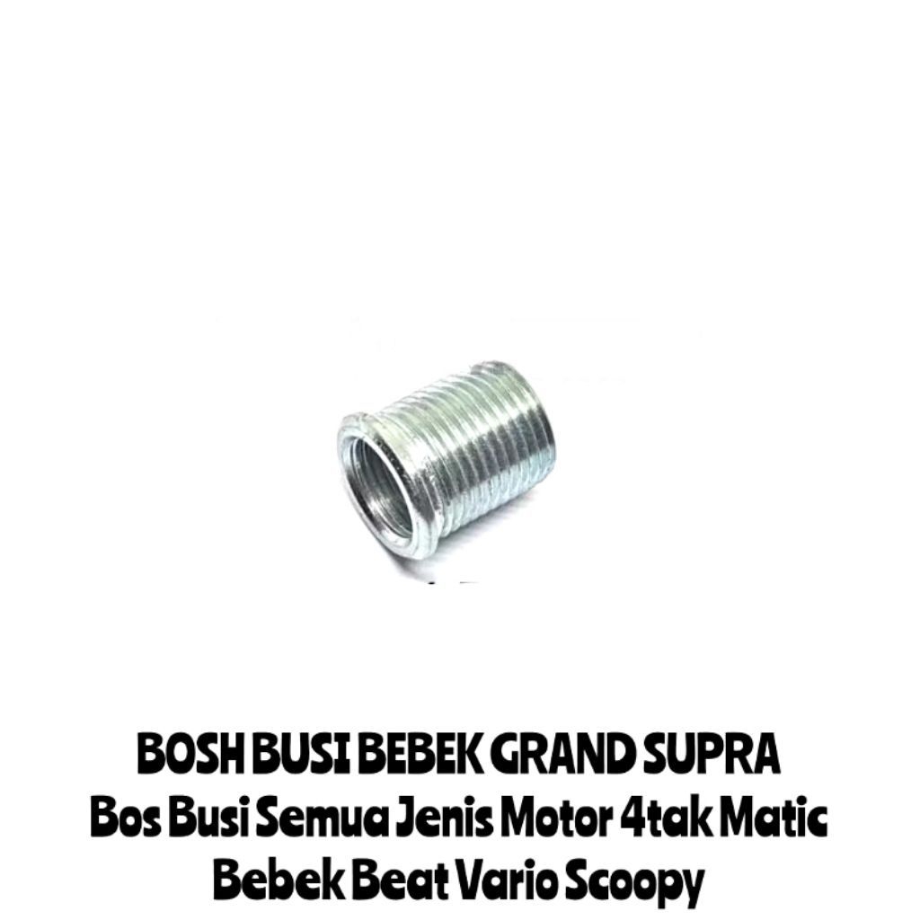 sok drat busi aclass besi putih impor grand, Shogun,smash,mio