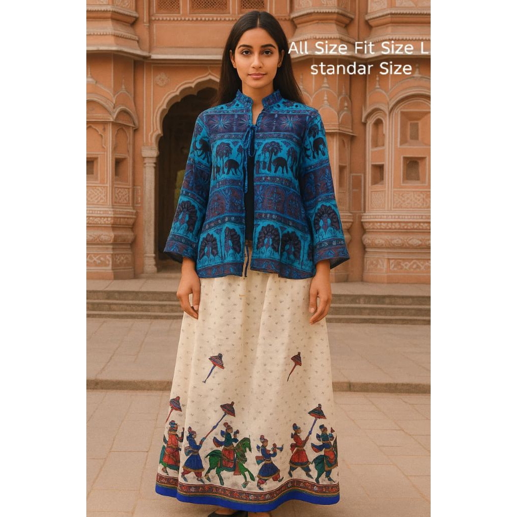 BAJU INDIA SET ROMPI ROK – ETNIK BOHO BOHEMIAN STYLE